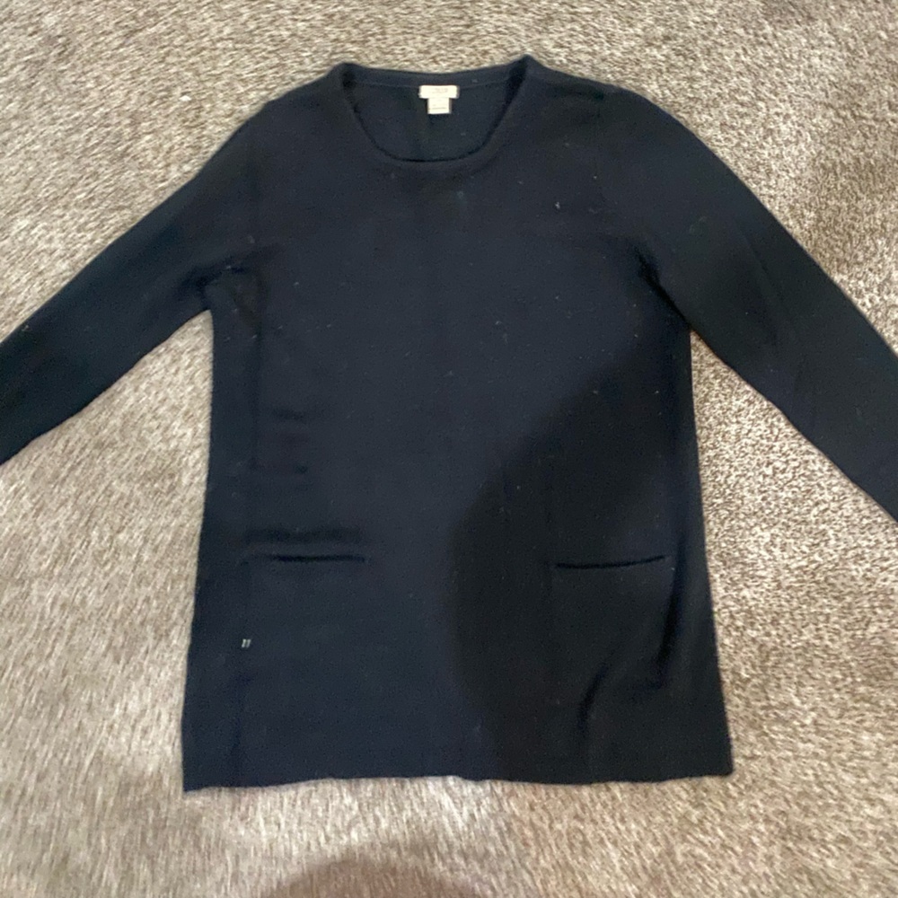 JCREW black sweater